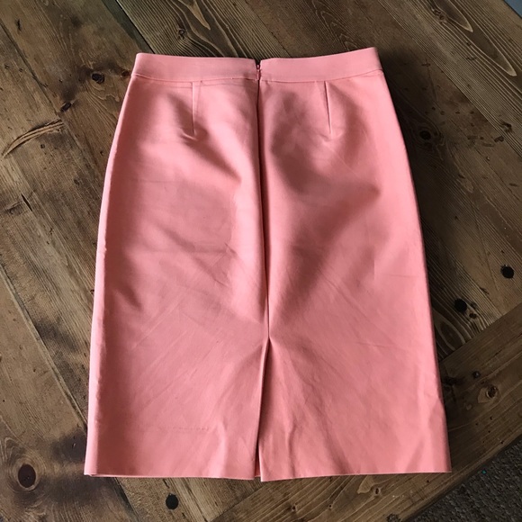 J.Crew No 2 pencil skirt in peach - Picture 3 of 6